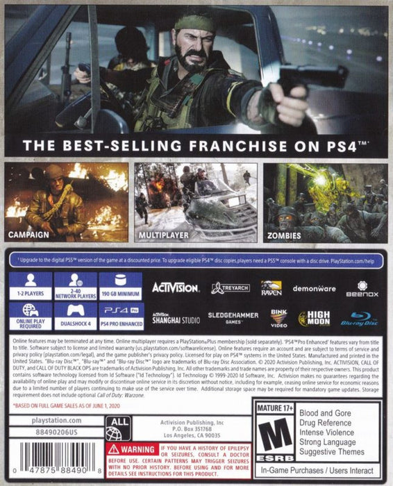 Call of Duty: Black Ops: Cold War – PlayStation 4 (PS4) - for just $13.99! 