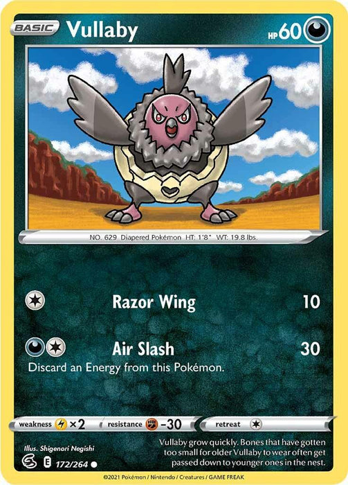 Vullaby (172/264) [Sword & Shield: Fusion Strike] - for just $0.10! 