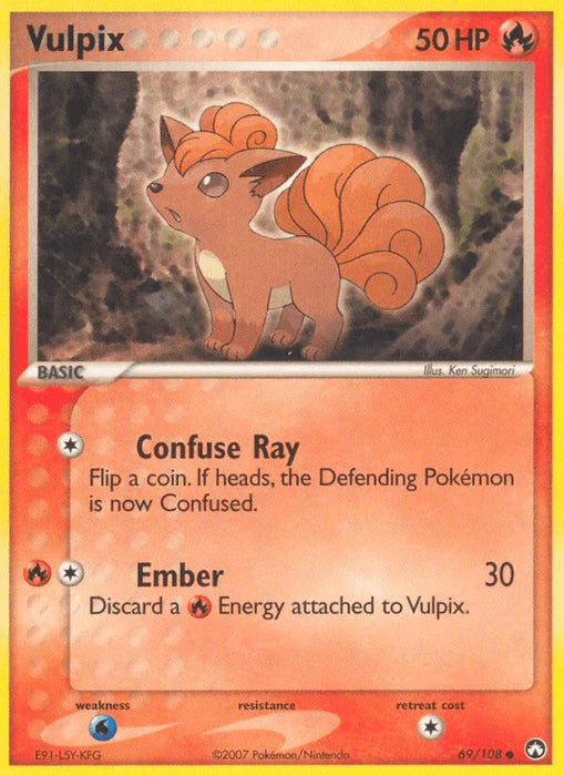Vulpix (69/108) [EX: Power Keepers] - for just $0.40! 