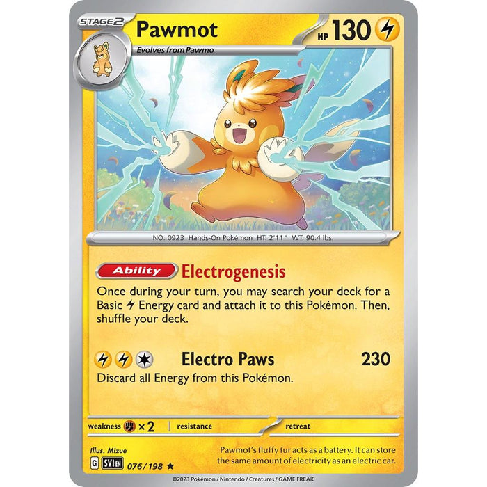 Pawmot (076/198) (Theme Deck Exclusive) [Scarlet & Violet: Base Set] - Just $0.10! Shop now at Retro Gaming of Denver