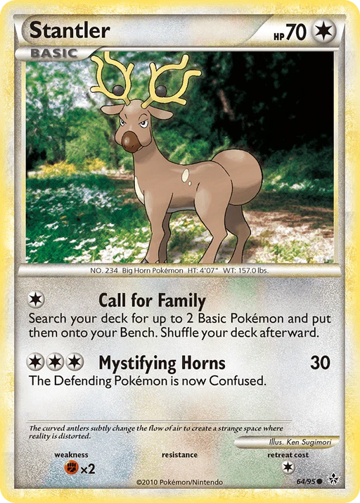 Stantler (64/95) [HeartGold & SoulSilver: Unleashed] - for just $0.20! 