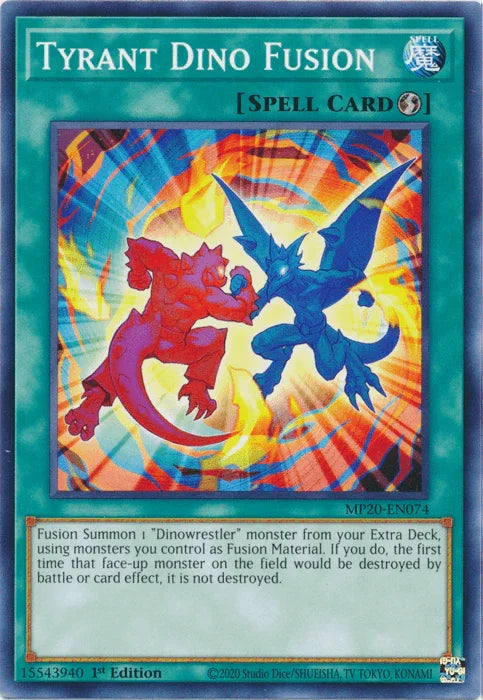 Tyrant Dino Fusion [MP20-EN074] Common - for just $0.10! 