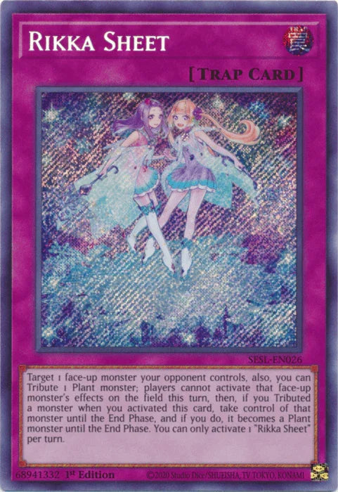 Rikka Sheet [SESL-EN026] Secret Rare - for just $0.30! 