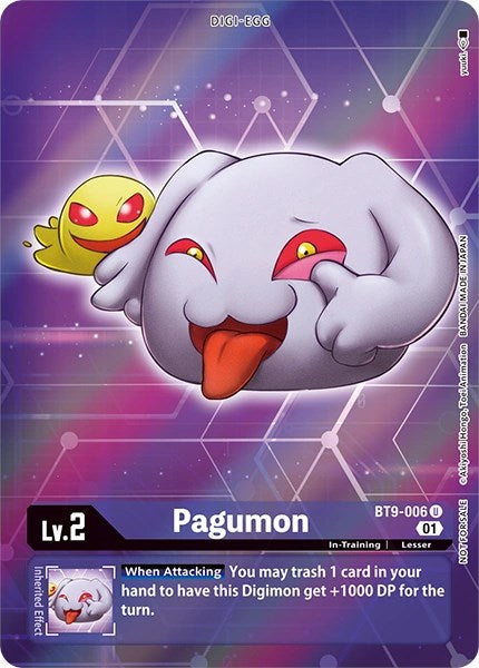 Pagumon [BT9-006] (Alternative Art - Box Topper) [X Record] - Just $0.20! Shop now at Retro Gaming of Denver