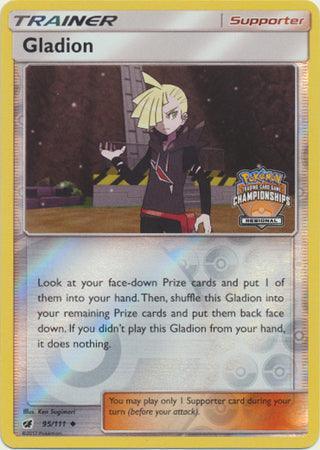 Gladion (95/111) (Regional Championship Promo) [Sun & Moon: Crimson Invasion] - for just $2.90! 