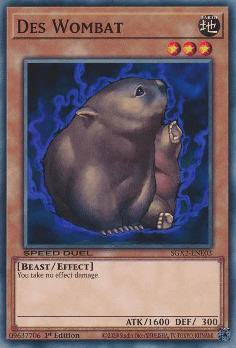 Des Wombat [SGX2-ENE03] Common - for just $0.15! 