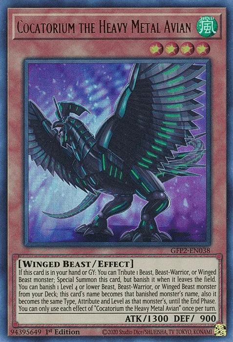 Cocatorium the Heavy Metal Avian [GFP2-EN038] Ultra Rare - for just $0.25! 