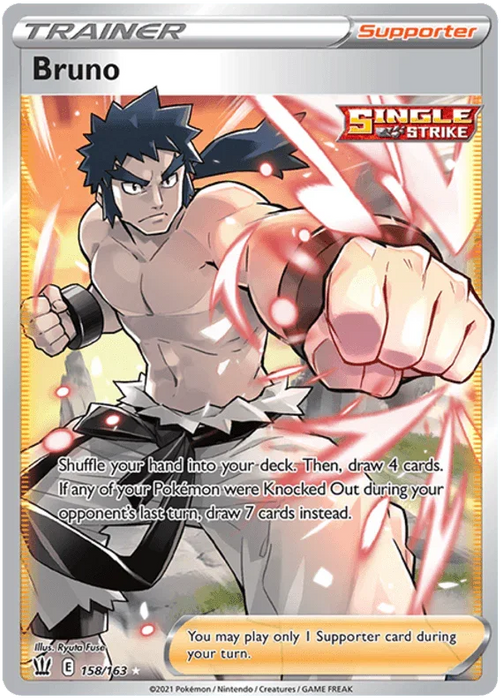 Bruno (158/163) [Sword & Shield: Battle Styles] - for just $1.15! 