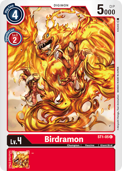 Birdramon [ST1-05] [Starter Deck: Gaia Red] - Just $0.09! Shop now at Retro Gaming of Denver