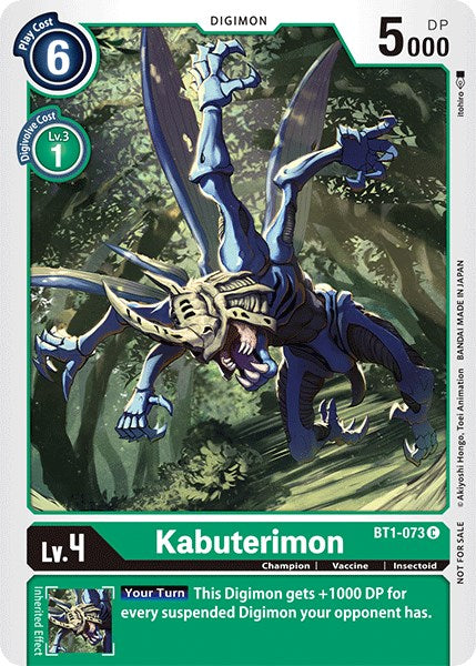 Kabuterimon [BT1-073] (Official Tournament Pack Vol.3) [Release Special Booster Promos] - Just $0.09! Shop now at Retro Gaming of Denver