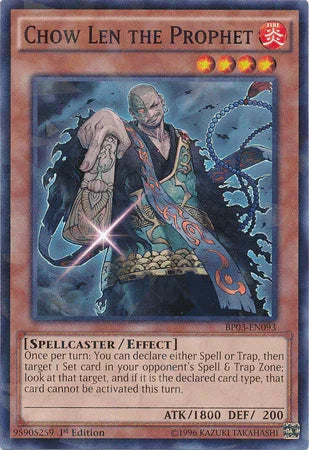 Chow Len the Prophet [BP03-EN093] Shatterfoil Rare - for just $0.10! 