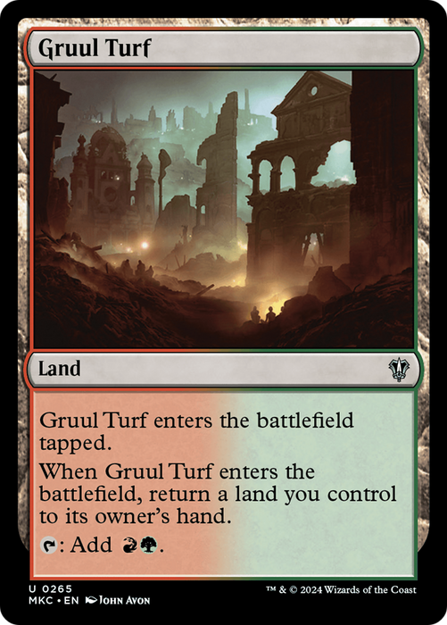 Gruul Turf (MKC-265) - Murders at Karlov Manor Commander - for just $0.08! 