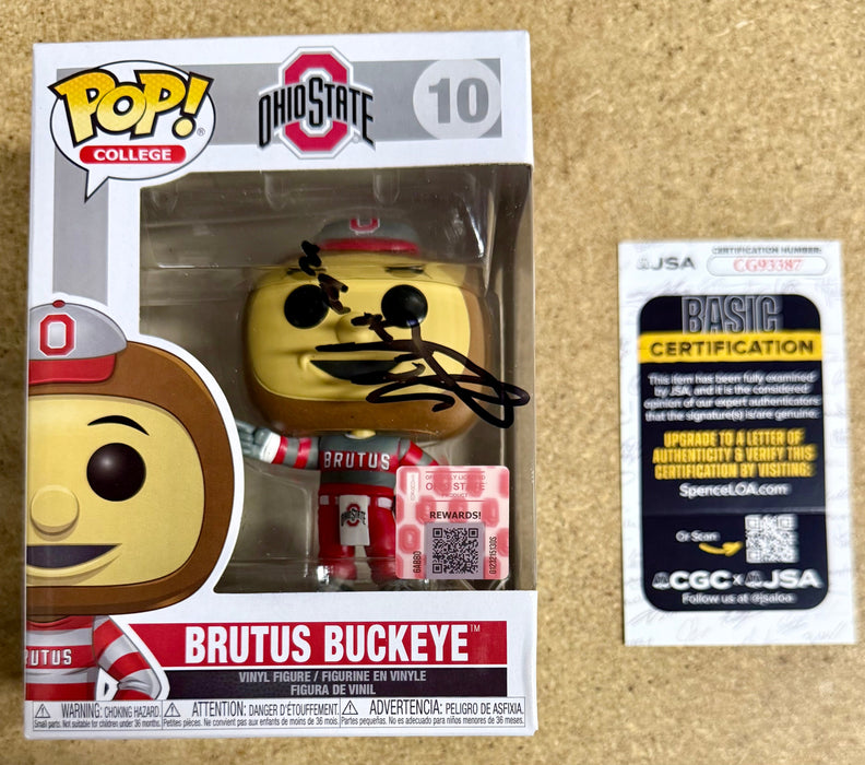 Jack Sawyer LB National Champ 2025 Signed Ohio State Funko Pop! #10 With JSA CO - for just $175! 