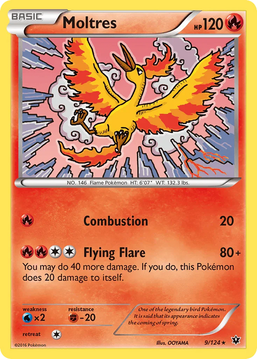 Moltres (9/124) [XY: Fates Collide] - for just $0.50! 