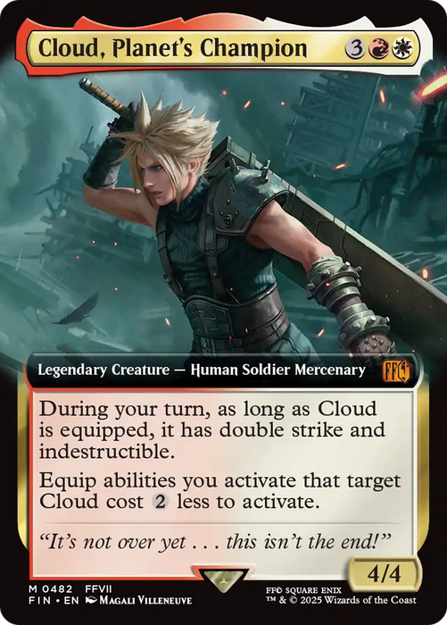Cloud, Planet's Champion (FIN-482) - FINAL FANTASY: (Extended Art) - for just $5.54! 