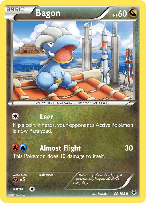 Bagon (55/108) [XY: Roaring Skies] - for just $0.10! 