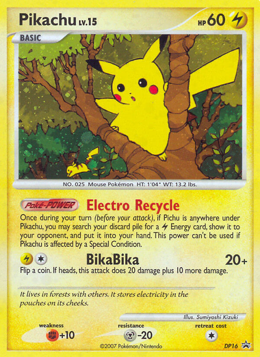 Pikachu (DP16) [Diamond & Pearl: Black Star Promos] - Just $12.80! Shop now at Retro Gaming of Denver