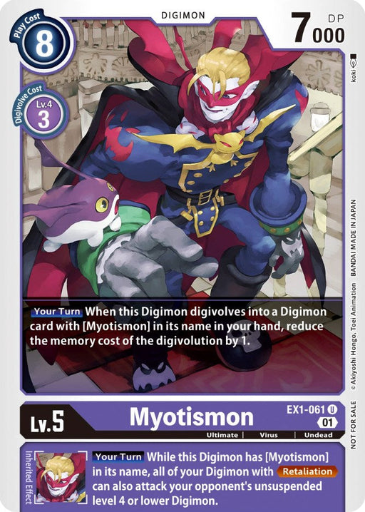 Myotismon [EX1-061] (Winner Pack X Record) [Classic Collection Promos] - Just $0.85! Shop now at Retro Gaming of Denver