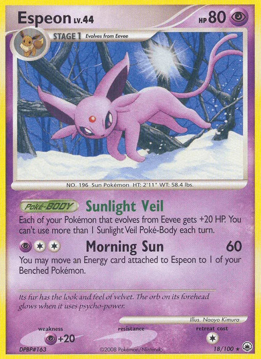 Espeon (18/100) [Diamond & Pearl: Majestic Dawn] - for just $4.90! 