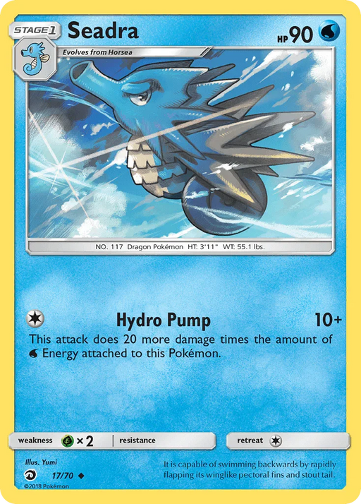 Seadra (17/70) [Sun & Moon: Dragon Majesty] - for just $0.15! 