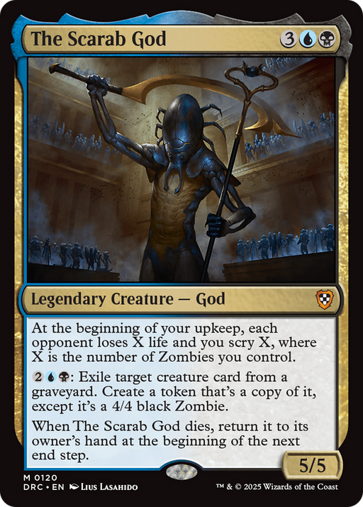 The Scarab God (DRC-120) - Commander: Aetherdrift - for just $1.33! 