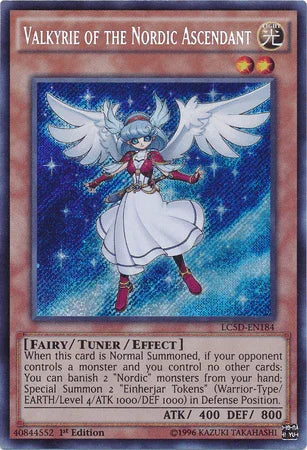 Valkyrie of the Nordic Ascendant [LC5D-EN184] Secret Rare - for just $0.90! 