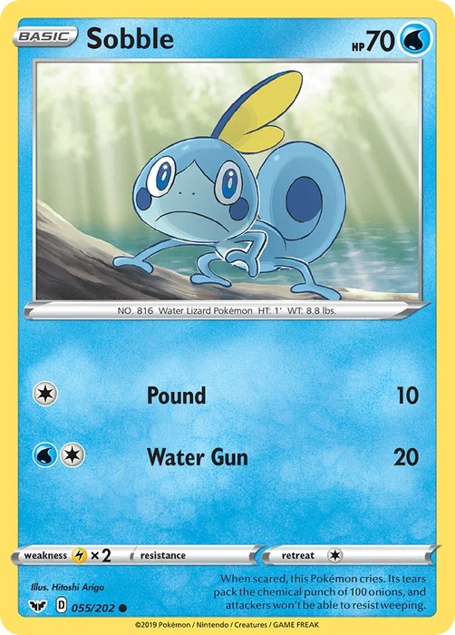 Sobble (055/202) [Sword & Shield: Base Set] - for just $0.10! 