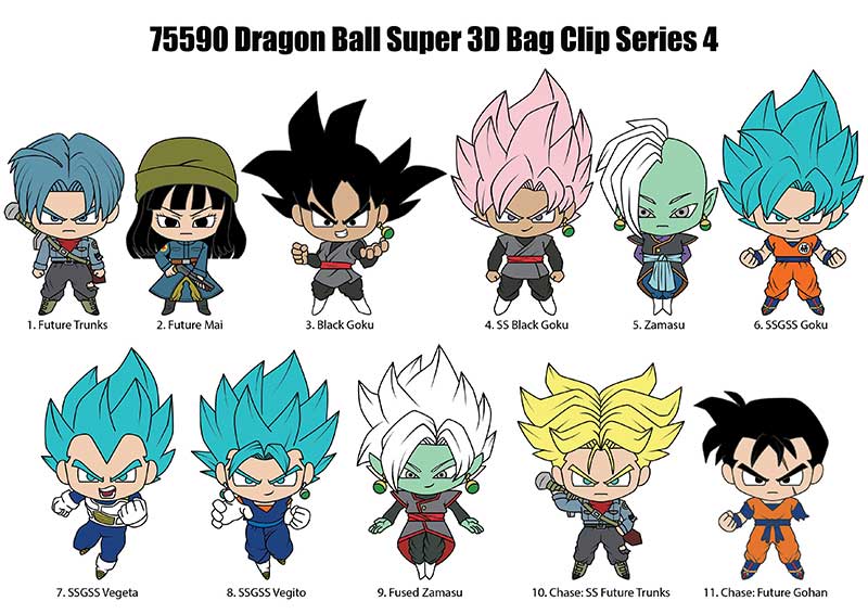 Dragon Ball Super 3D Foam Bag Clip – Series 4 Blind Bag - for just $8.99! 