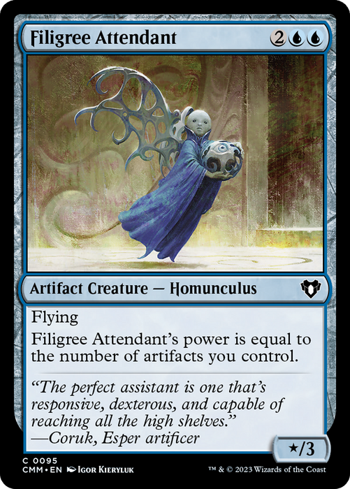 Filigree Attendant (CMM-095) - Commander Masters - for just $0.03! 