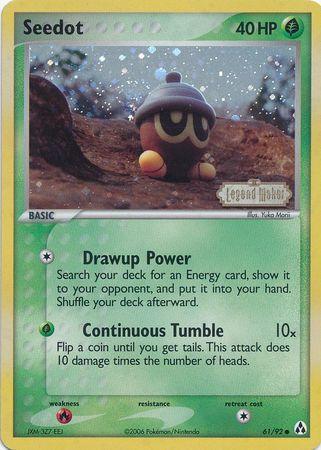 Seedot (61/92) (Stamped) [EX: Legend Maker] - for just $6.10! 
