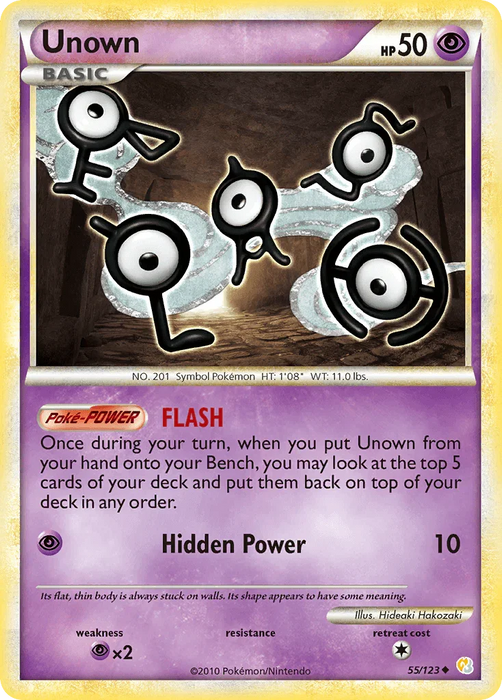 Unown (55/123) [HeartGold & SoulSilver: Base Set] - for just $0.60! 