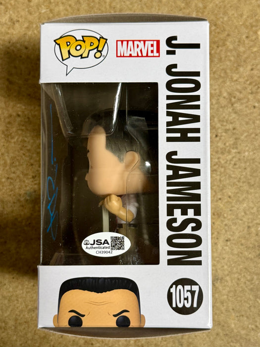 JK Simmons Signed J. Jonah Jameson Marvel Funko Pop #1057 Exclusive With JSA COA - for just $250! 