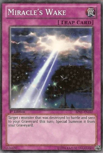 Miracle's Wake [BP01-EN107] Starfoil Rare - for just $0.10! 