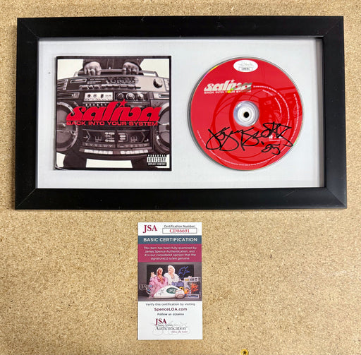 Josey Scott Signed Saliva Back Into Your System” (2002) Framed CD With JSA COA - for just $120! 