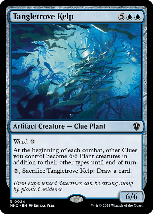 Tangletrove Kelp (MKC-024) - Murders at Karlov Manor Commander - for just $0.09! 