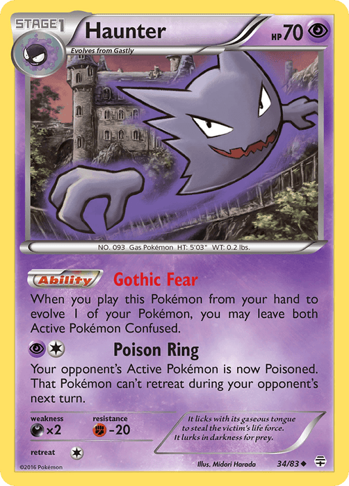 Haunter (34/83) [XY: Generations] - for just $0.20! 