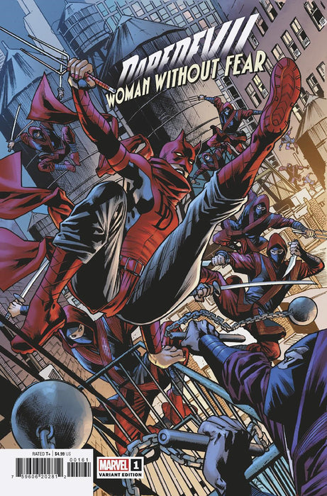 DAREDEVIL: WOMAN WITHOUT FEAR 1 HITCH VARIANT (01/12/2022) - for just $4.99! 
