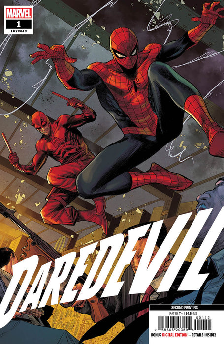 DAREDEVIL 1 CHECCHETTO 2ND PRINTING VARIANT (09/07/2022) - for just $4.99! 