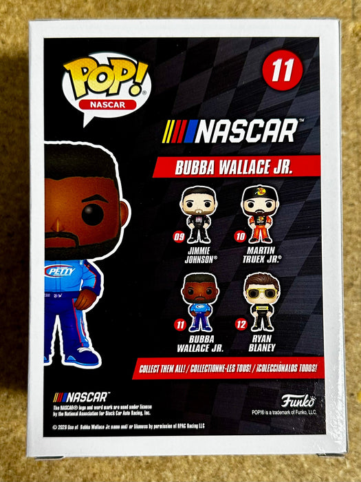 Funko Pop! NASCAR Driver Bubba Wallace Jr. #11 With JSA COA Petty Racing - for just $70! 