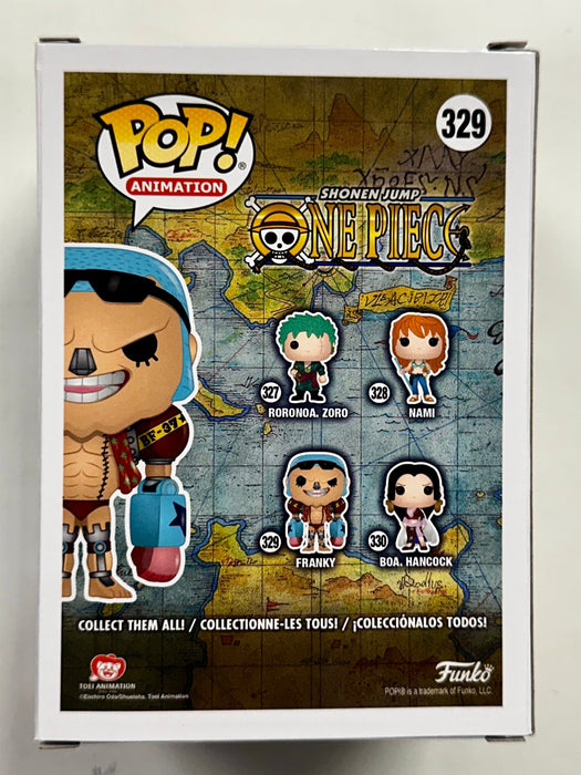Funko Pop! Animation Franky #329 One Piece 2023 Straw Hat Pirates Shipwright - for just $15! 