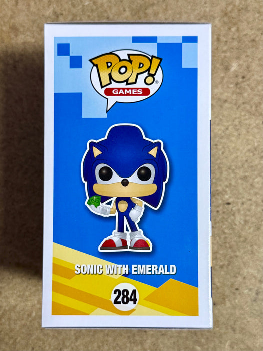 Funko Pop! Games Sonic the Hedgehog with Chaos Emerald #284 Sega - for just $15! 