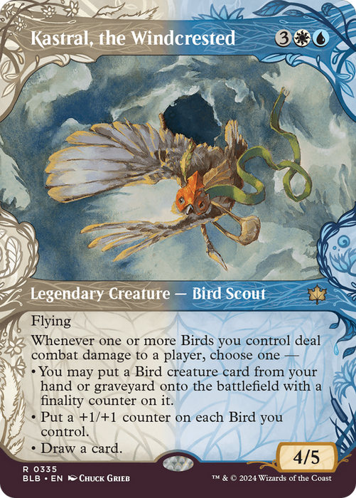 Kastral, the Windcrested (BLB-335) - Bloomburrow: (Showcase) (Borderless) - for just $0.18! 