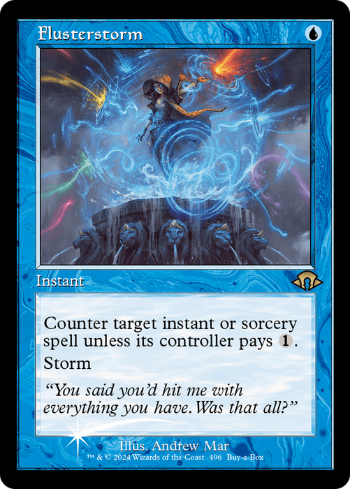 Flusterstorm (Retro Frame) (BABP-496) - Modern Horizons 3 Foil - for just $2.10! 