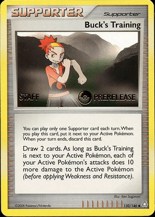 Buck's Training (130/146) (Staff Prerelease Promo) [Diamond & Pearl: Legends Awakened] - for just $26.65! 