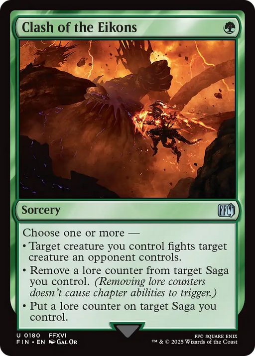 Clash of the Eikons (FIN-180) - FINAL FANTASY Foil - for just $0.06! 