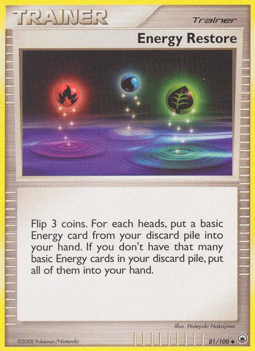 Energy Restore (81/100) [Diamond & Pearl: Majestic Dawn] - for just $0.15! 