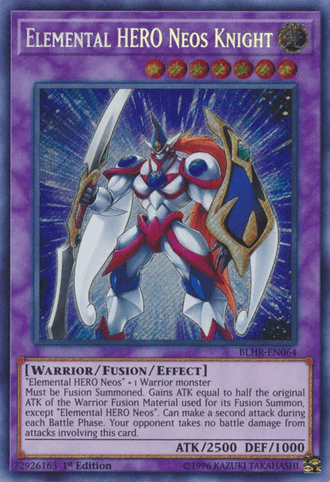 Elemental Hero Neos Knight [BLHR-EN064] Secret Rare - for just $0.30! 