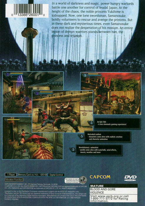Onimusha: Warlords – PlayStation 2 (PS2) - for just $0! 