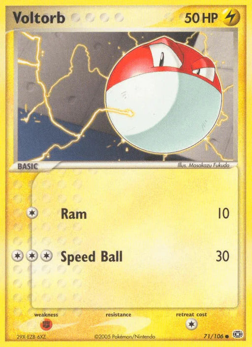 Voltorb (71/106) [EX: Emerald] - for just $0.30! 