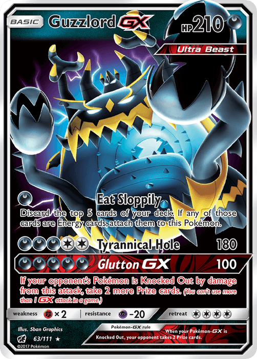Guzzlord GX (63/111) [Sun & Moon: Crimson Invasion] - for just $2! 